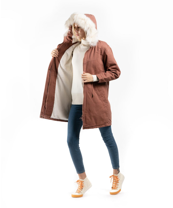 کاپشن بلند زنانه جین  وست Jeanswest کد 94222501