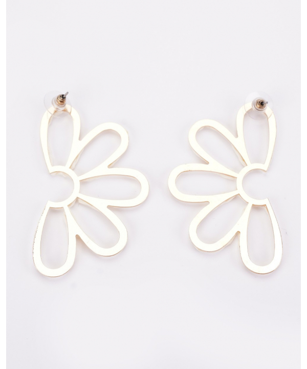 گوشواره زنانه قلم فلزي مدل earringcanaf01