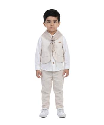 پيراهن و ژيله و شلوار و دستمال گردن پسرانه فيورلا مدل 36064