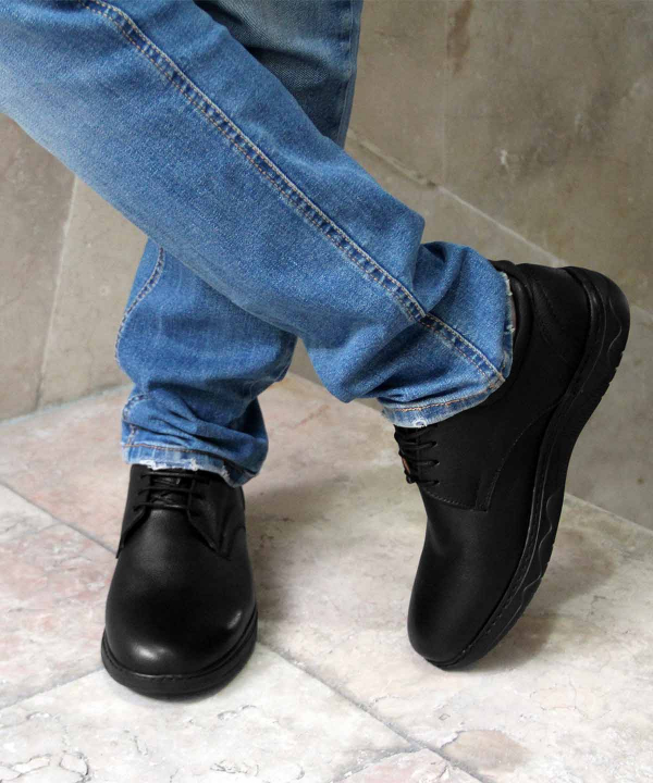 کفش چرم مردانه شهر چرم Leather City مدل ir01026