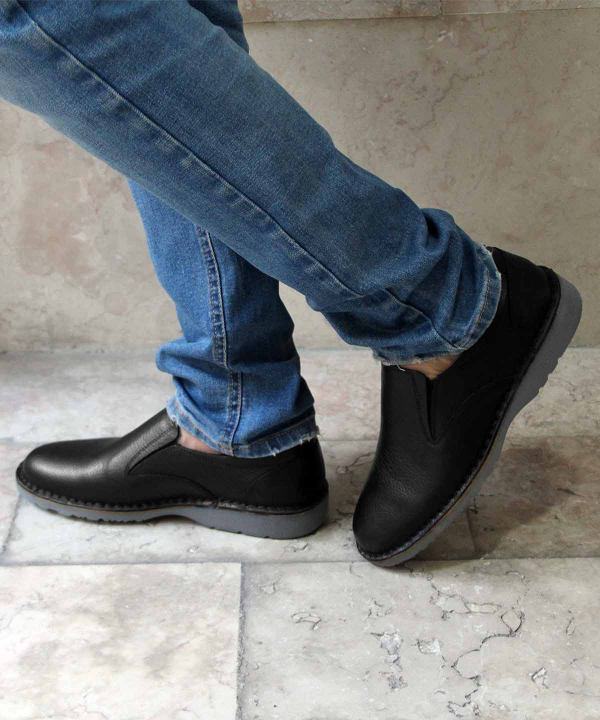 کفش راحتی مردانه شهر چرم Leather City مدل mt70