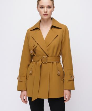 بارانی زنانه پینکی مدل 1126