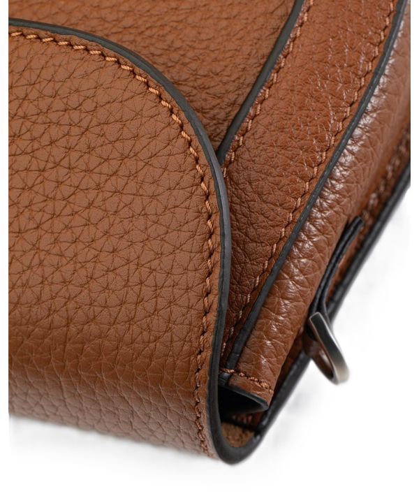 کیف دوشی چرم طبیعی نوین چرم Novin Leather مدل LHB4623