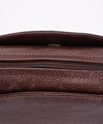 کیف دوشی زنانه چرم طبیعی نوین چرم Novin Leather مدل خاتون