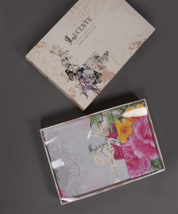 سرویس کاور لحاف یک نفره لوسنته Lucente مدل Fiori