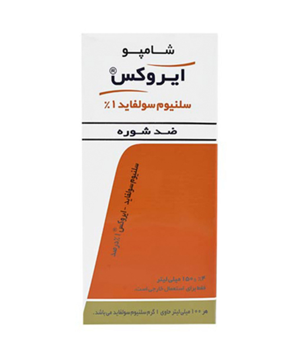 شامپو ضد شوره ایروکس Irox مدل Selenium Sulfide 1% حجم 150 میلی‌لیتر