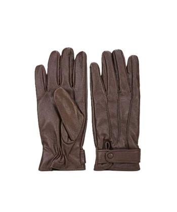 دستکش مردانه چرم طبیعی چرم مشهد Mashad Leather مدل R0542