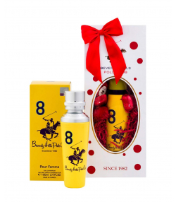 ادوپرفیوم زنانه بورلی هیلز پولو کلاب Beverly Hills Polo Club مدل eight حجم 100 میلی لیتر با هدیه