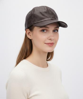 كلاه گپ چرم طبيعي بيسراك مدل HatLeather-102N