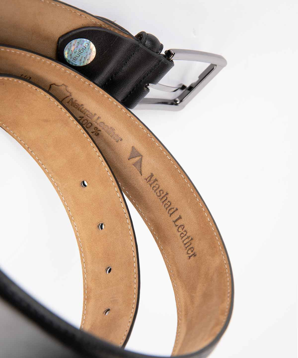 کمربند چرم مردانه چرم مشهد Mashad Leather مدل N6405