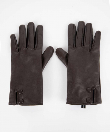 دستکش چرم طبیعی زنانه چرم مشهد مدل R0149-001