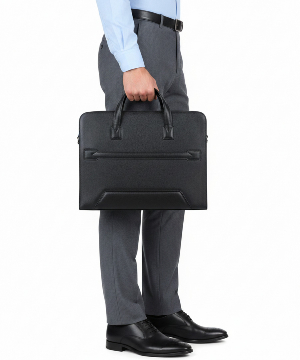 کیف اداری چرم طبیعی کروکو مدل مکس