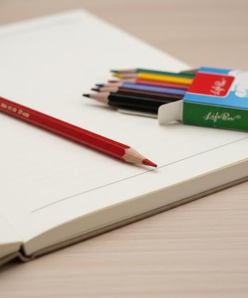 مداد رنگی 6 عددی مقوایی کلیپس مدل life pen