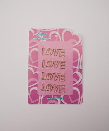 گيره love كليپس بسته چهار عددي 9348