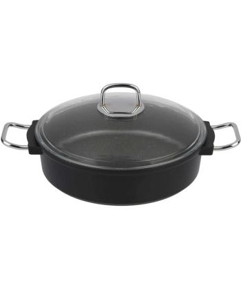 تابه دو دسته 28 با درب تکنو ظرف مدل ان تاپ