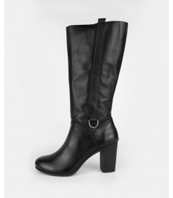 بوت پاشنه دار زنانه چرم طبیعی دنیلی Daniellee مدل Arta HC Boot