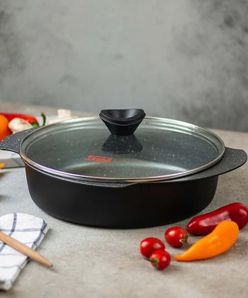 ماهیتابه سایز 28 تکنو ظرف مدل پروانه