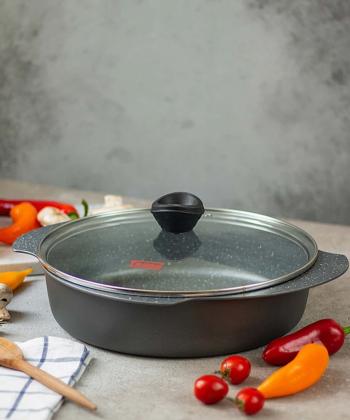 ماهیتابه سایز 28 تکنو ظرف مدل پروانه