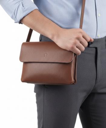 کیف پاسپورتی چرم طبیعی نوین چرم Novin Leather مدل هلما