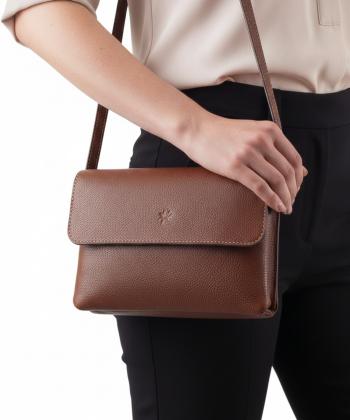 کیف پاسپورتی چرم طبیعی نوین چرم Novin Leather مدل هلما