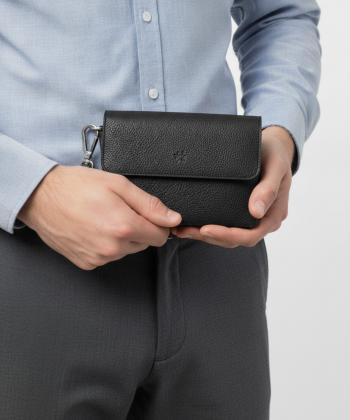 کیف پاسپورتی چرم طبیعی نوین چرم Novin Leather مدل هلما