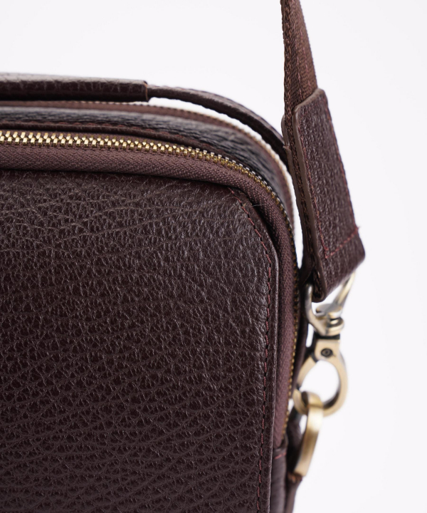 کیف کراس بادی چرم طبیعی نوین چرم Novin Leather مدل فاران