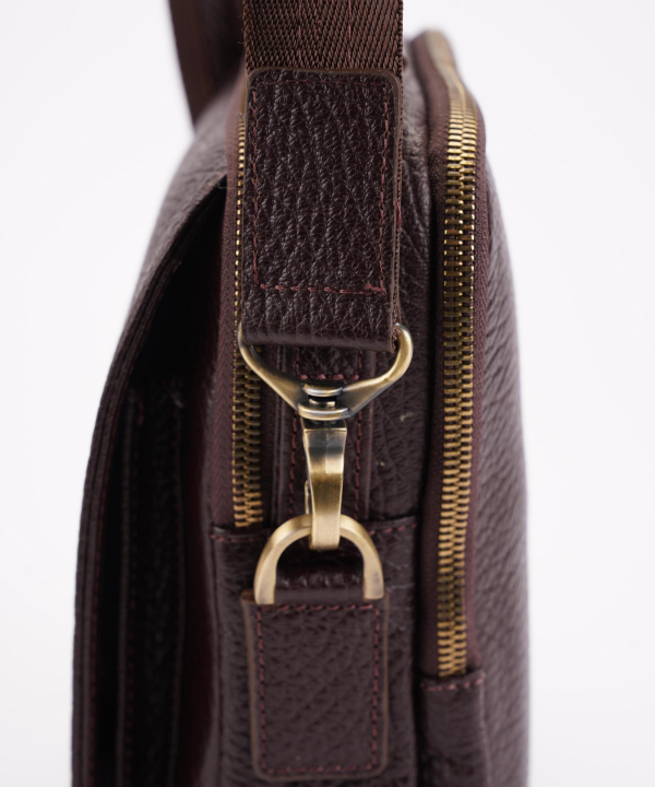 کیف کراس بادی چرم طبیعی نوین چرم Novin Leather مدل فاران