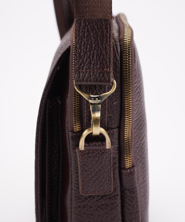 کیف کراس بادی چرم طبیعی نوین چرم Novin Leather مدل فاران