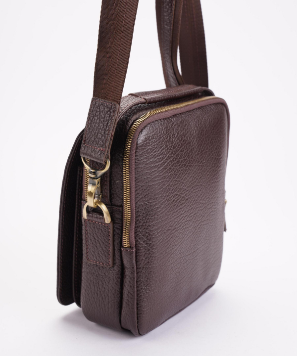کیف کراس بادی چرم طبیعی نوین چرم Novin Leather مدل فاران