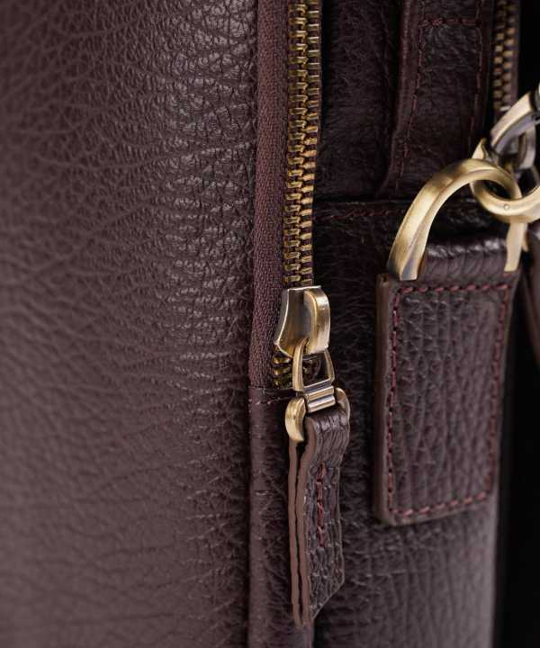 کیف کراس بادی چرم طبیعی نوین چرم Novin Leather مدل فاران