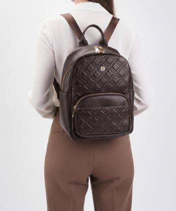 كوله پشتي زنانه پيركاردين مدل BACKPACK-2612-BROWN