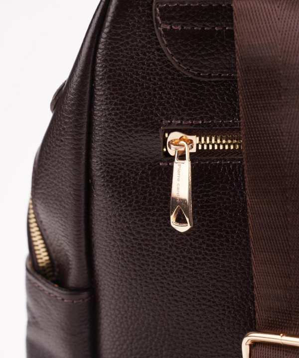 کوله پشتی زنانه پیرکاردین مدل BACKPACK-2612-BROWN
