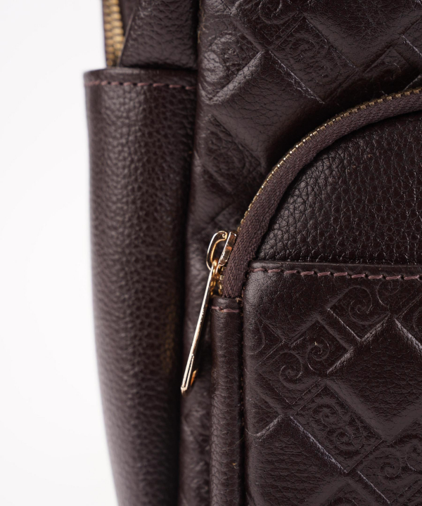 کوله پشتی زنانه پیرکاردین مدل BACKPACK-2612-BROWN