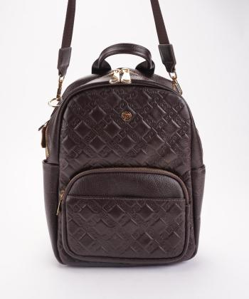 كوله پشتي زنانه پيركاردين مدل BACKPACK-2612-BROWN
