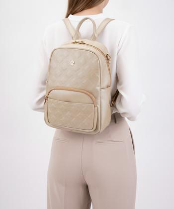 كوله پشتي زنانه پيركاردين مدل BACKPACK-2612-KREM