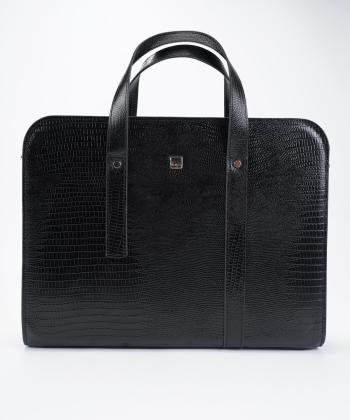 کیف اداری مردانه چرم طبیعی منطMANTEکد A122