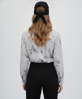 شوميز زنانه ساتين مدل W2139