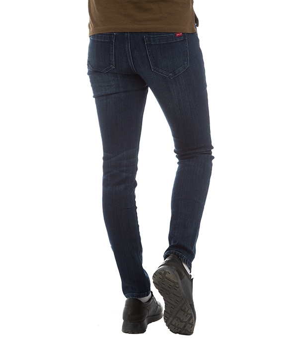 شلوار زنانه جین جذب سرمه ای جین وست Jeanswest