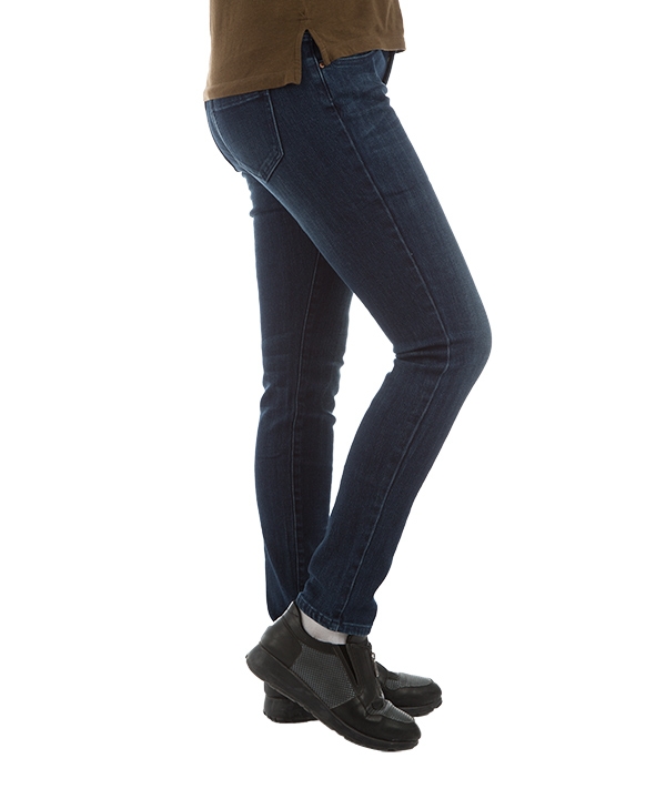 شلوار زنانه جین جذب سرمه ای جین وست Jeanswest