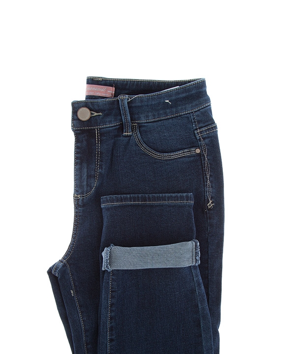  شلوار زنانه جین جذب سرمه ای جین وست Jeanswest