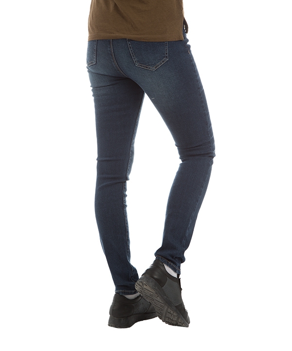 شلوار زنانه جین جذب آبی تیره جین وست Jeanswest