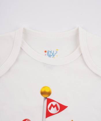 بادي نوزادي آستين كوتاه بچگانه نيل كوك مدل Mario5