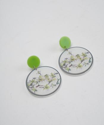 گوشواره زنانه قلم فلزي مدل earringplexi27