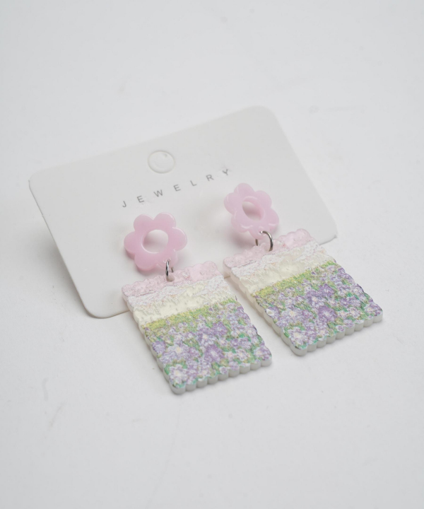 گوشواره زنانه قلم فلزی مدل earringplexi10