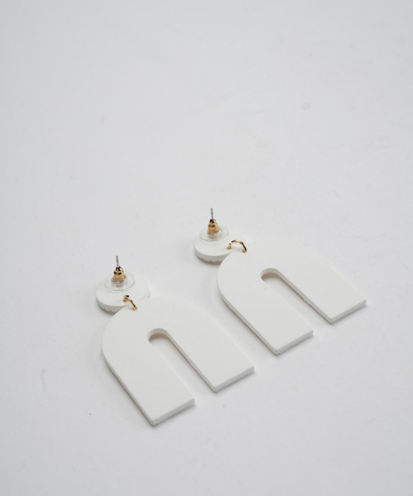 گوشواره زنانه قلم فلزی مدل earringpoli09