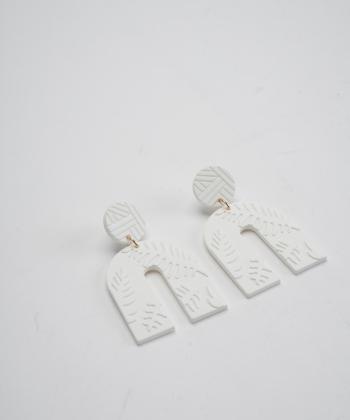 گوشواره زنانه قلم فلزي مدل earringpoli09