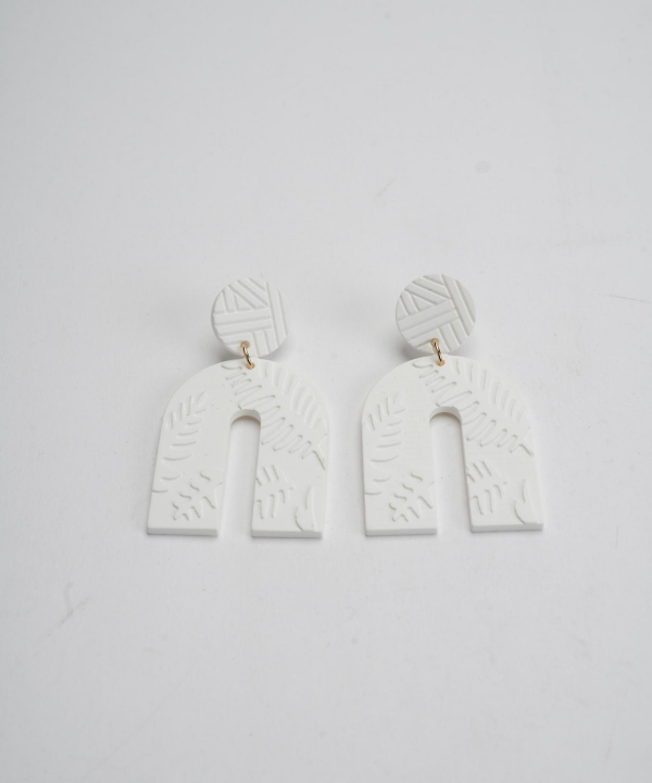 گوشواره زنانه قلم فلزی مدل earringpoli09