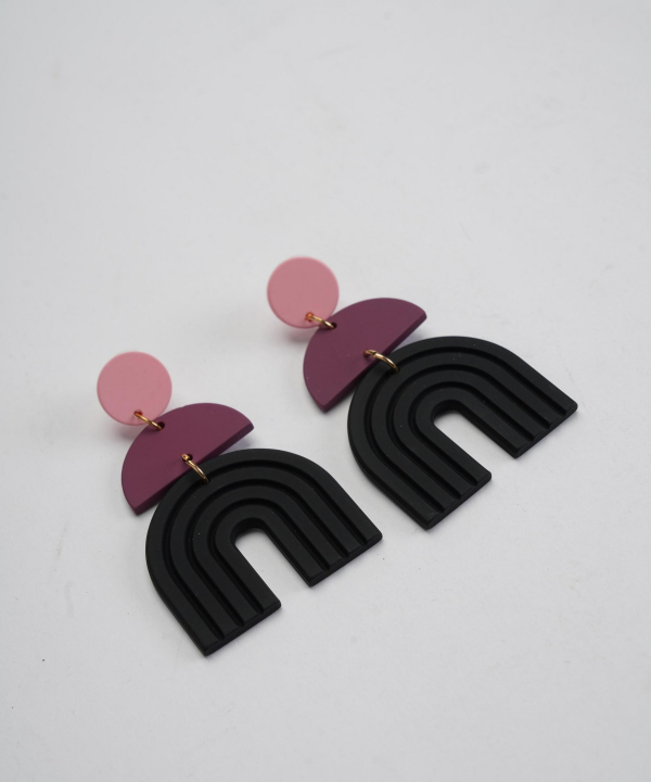 گوشواره زنانه قلم فلزی مدل earringpoli01