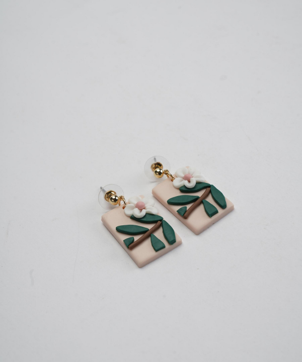 گوشواره زنانه قلم فلزی مدل earringpoli03