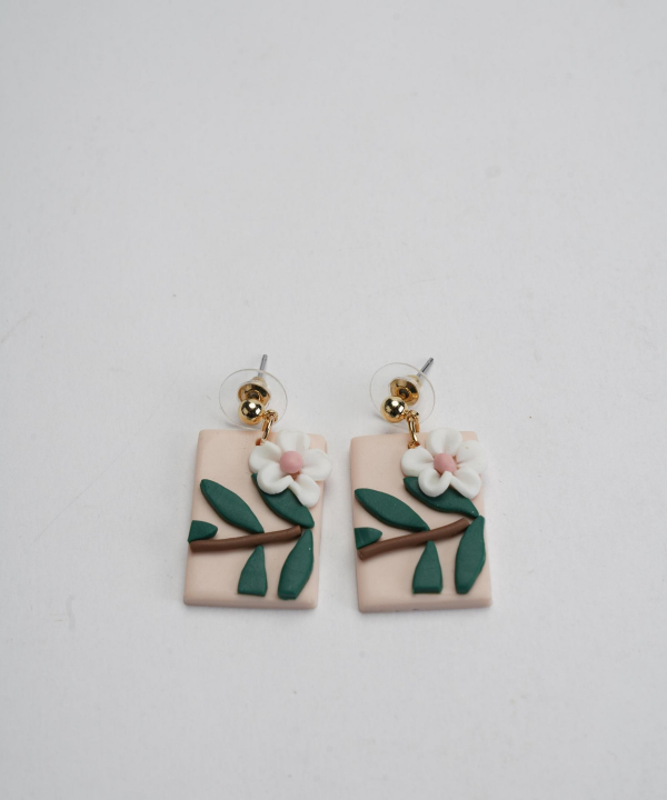 گوشواره زنانه قلم فلزی مدل earringpoli03